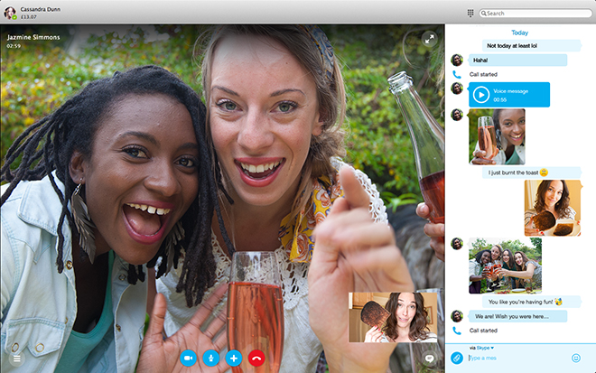 Skype Mac update