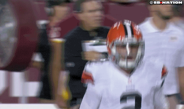 Oh, things didn't go well for Johnny Manziel in Washington.