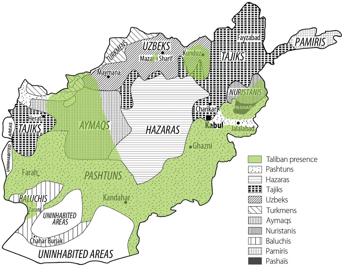 How the Taliban overlaps with ethnicity