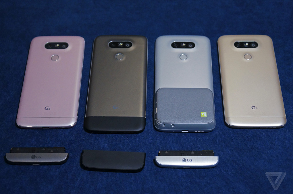 LG G5 different colors and modules