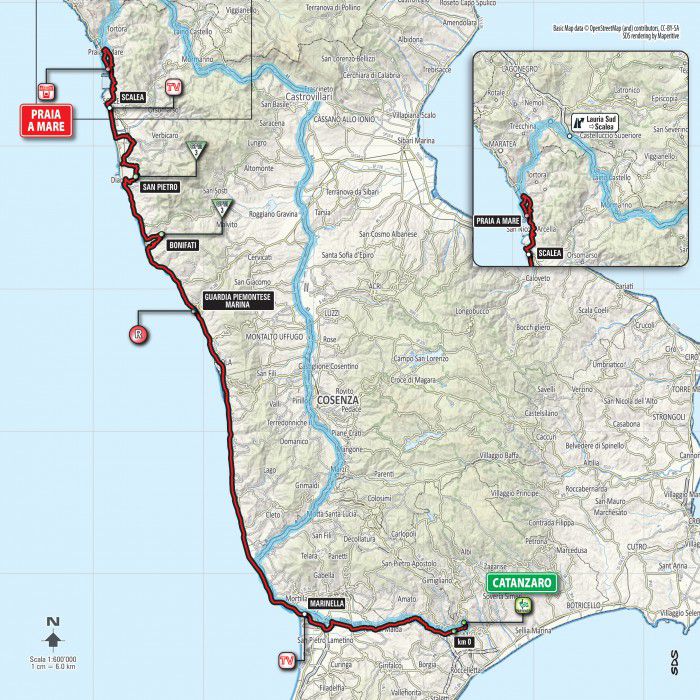 Giro Stage 4 map