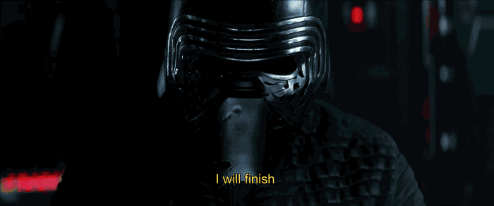 Image result for kylo ren the force awakens gif