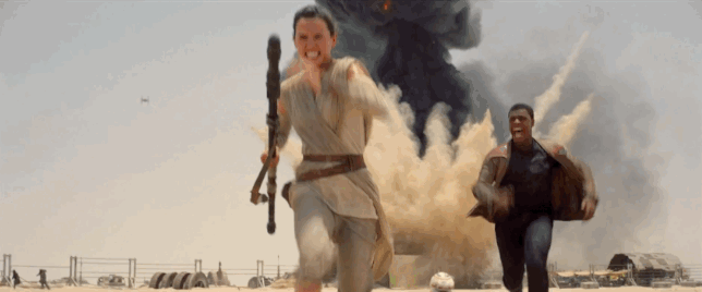 Image result for the force awakens gif