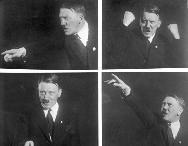 hitler poses for portraits