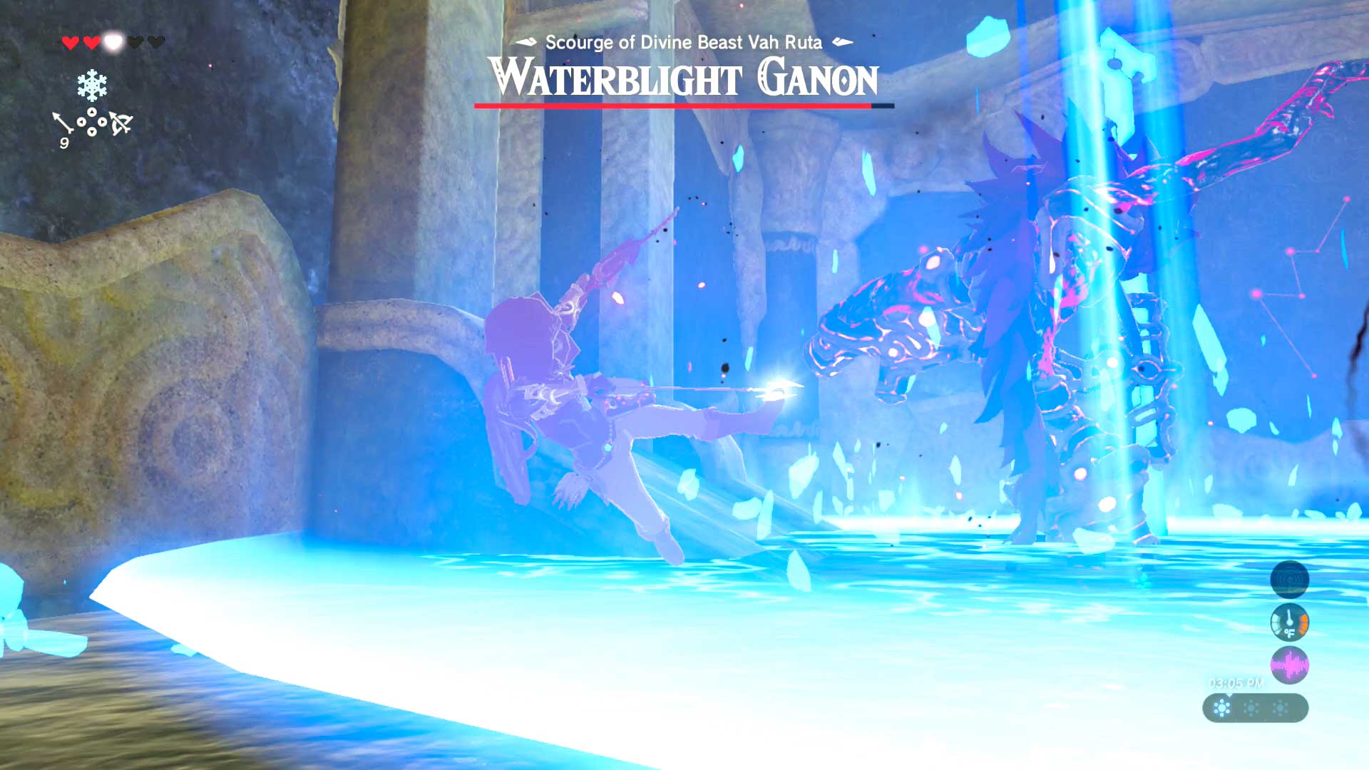 Waterblight Ganon phase 1.