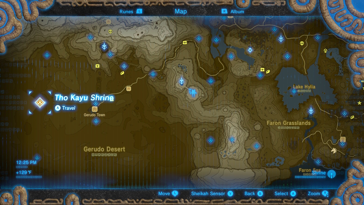Zelda nintendo map